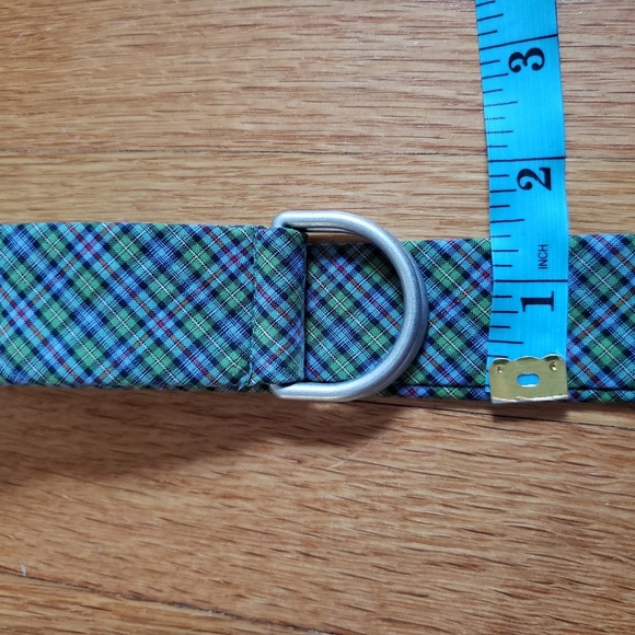 🥳HOST PICK🥳 LLBean cotton plaid belt, M/L - Picture 2 of 6